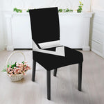 Black And White Star of David Print Dining Chair Slipcover