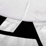 Black And White Star of David Print Sofa Cover