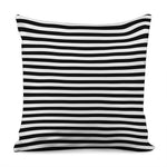 Black And White Striped Pattern Print Pillow Cover