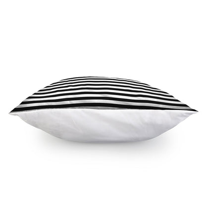 Black And White Striped Pattern Print Pillow Cover