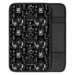 Black And White Supernatural Wicca Print Car Center Console Cover