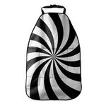 Black And White Swirl Print Car Seat Organizers