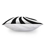 Black And White Swirl Print Pillow Cover