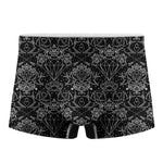 Black And White Tattoo Print Men's Boxer Briefs