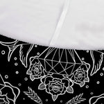 Black And White Tattoo Print Sofa Cover