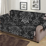 Black And White Tattoo Print Sofa Protector