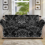 Black And White Tattoo Print Sofa Protector