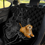 Black And White Taurus Sign Print Pet Car Back Seat Cover