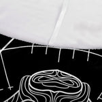 Black And White Taurus Sign Print Sofa Cover