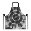 Black And White Tie Dye Print Apron