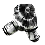 Black And White Tie Dye Print Boxing Gloves
