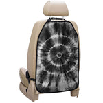 Black And White Tie Dye Print Car Seat Organizers