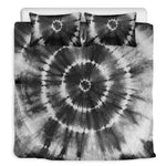 Black And White Tie Dye Print Duvet Cover Bedding Set