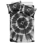 Black And White Tie Dye Print Duvet Cover Bedding Set