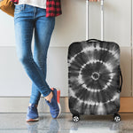 Black And White Tie Dye Print Luggage Cover
