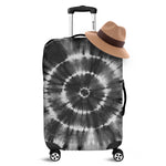 Black And White Tie Dye Print Luggage Cover