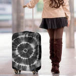 Black And White Tie Dye Print Luggage Cover