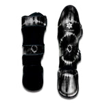 Black And White Tie Dye Print Muay Thai Shin Guard