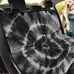 Black And White Tie Dye Print Pet Car Back Seat Cover