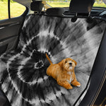 Black And White Tie Dye Print Pet Car Back Seat Cover