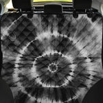 Black And White Tie Dye Print Pet Car Back Seat Cover