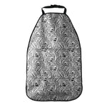 Black And White Tiger Pattern Print Car Seat Organizers