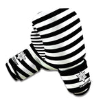 Black And White Torus Illusion Print Boxing Gloves
