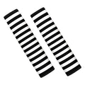 Black And White Torus Illusion Print Car Seat Belt Covers