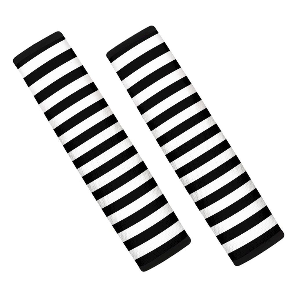 Black And White Torus Illusion Print Car Seat Belt Covers