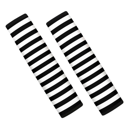 Black And White Torus Illusion Print Car Seat Belt Covers
