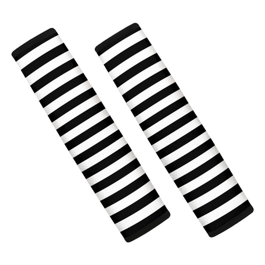 Black And White Torus Illusion Print Car Seat Belt Covers