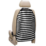 Black And White Torus Illusion Print Car Seat Organizers