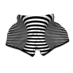 Black And White Torus Illusion Print Muay Thai Boxing Shorts