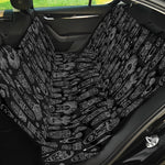 Black And White Totem Pattern Print Pet Car Back Seat Cover