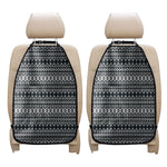 Black And White Tribal Geometric Print Car Seat Organizers