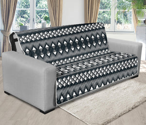 Black And White Tribal Geometric Print Futon Protector