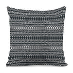 Black And White Tribal Geometric Print Pillow Cover