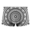 Black And White Tribal Mandala Print Men's Boxer Briefs