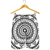 Black And White Tribal Mandala Print Men's Shorts