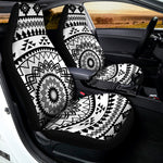 Black And White Tribal Mandala Print Universal Fit Car Seat Covers