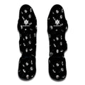 Black And White UFO Pattern Print Muay Thai Shin Guards