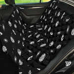 Black And White UFO Pattern Print Pet Car Back Seat Cover