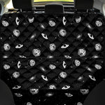Black And White UFO Pattern Print Pet Car Back Seat Cover