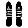 Black And White USA Flag Print Muay Thai Shin Guards
