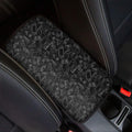 Black And White Video Game Pattern Print Car Center Console Cover