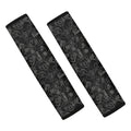 Black And White Video Game Pattern Print Car Seat Belt Covers