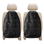 Black And White Video Game Pattern Print Car Seat Organizers