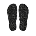 Black And White Video Game Pattern Print Flip Flops