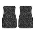 Black And White Video Game Pattern Print Front Car Floor Mats