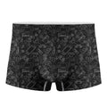Black And White Video Game Pattern Print Men's Boxer Briefs